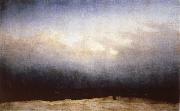 Munk on the beach Caspar David Friedrich